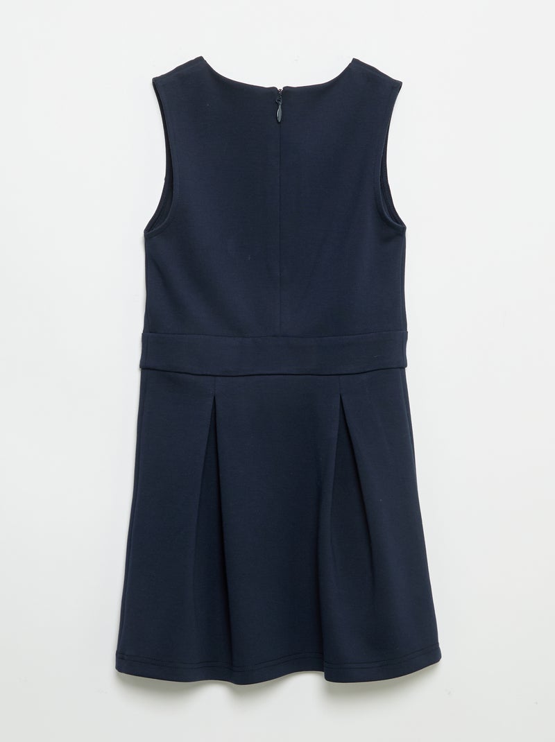 Robe corolle sans manches Bleu - Kiabi