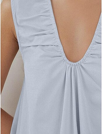 Robe coupe a à mini col en u hiccup