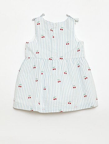 Robe coupe évasée sans manches