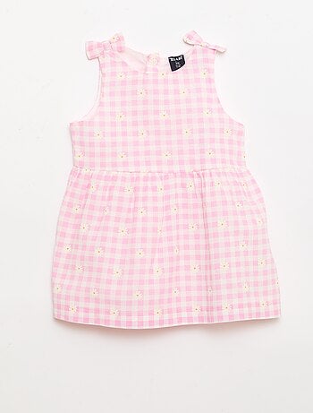 Robe coupe évasée sans manches