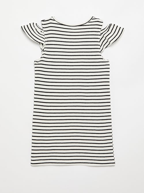 Robe coupe mi-cuisse avec ouvertures aux épaules - Kiabi