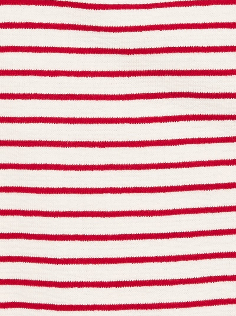 Robe coupe mi-cuisse avec ouvertures aux épaules Rouge - Kiabi