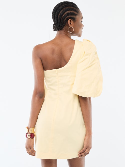 Robe courte à col asymétrique - Kiabi