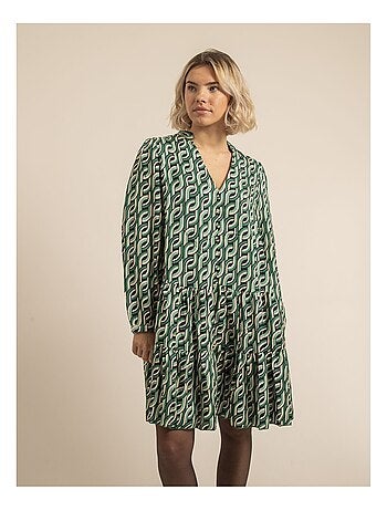 Robe courte à motifs isciane
