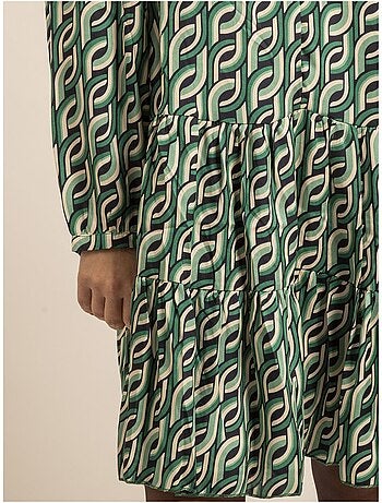 Robe courte à motifs isciane