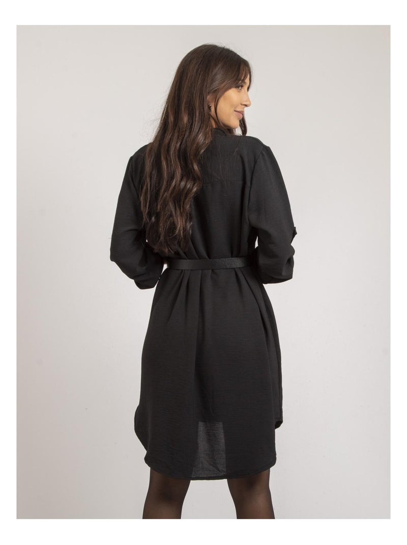 Robe courte ample inaam Noir - Kiabi