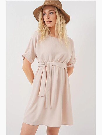 Robe courte ayrobin à manches courtes 2572 bdart