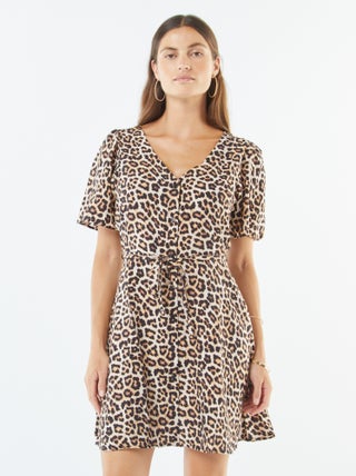 Robe courte boutonnée 'JDY'