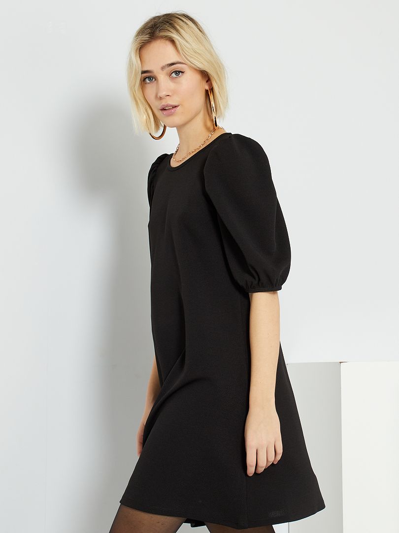 Robe noir 2025 droite courte