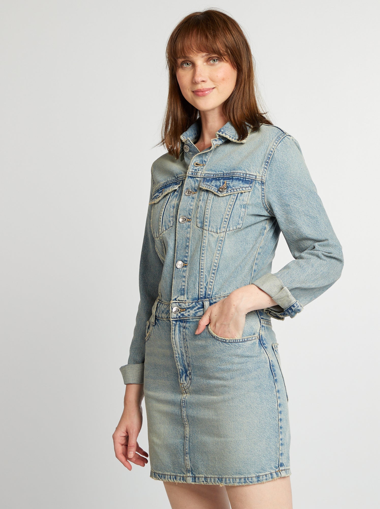 Kiabi robe fashion jean femme