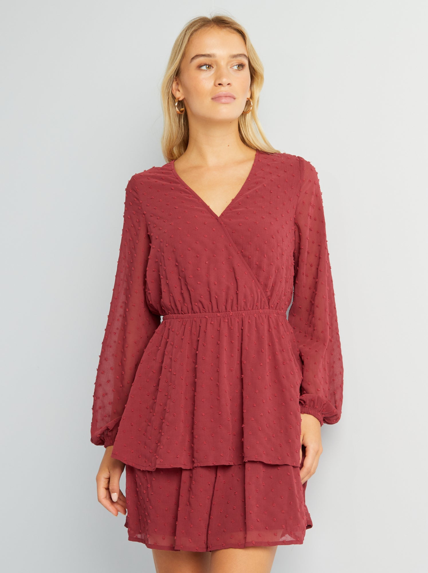 Robes de soiree et de cocktail pour femme rouge Kiabi