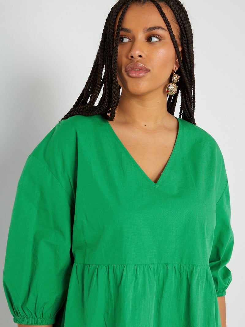 Mini Robe Zippée Khy - Taille 00, Gris Clair, Popeline, Neuve Avec étiquettes