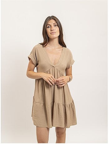 Robe courte évasée ipiane