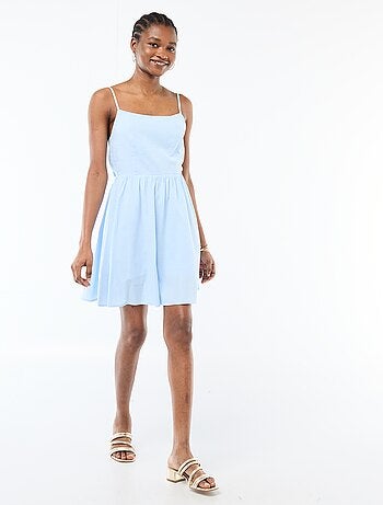 Robe courte fines bretelles