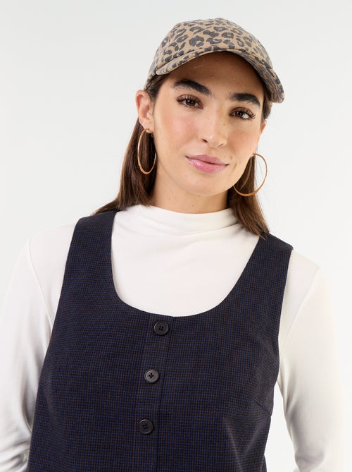 Robe courte forme chasuble - Kiabi