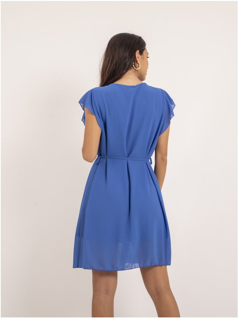 Robe courte ieve Bleu - Kiabi