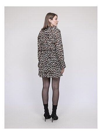 Robe courte imprimé léopard itissimi