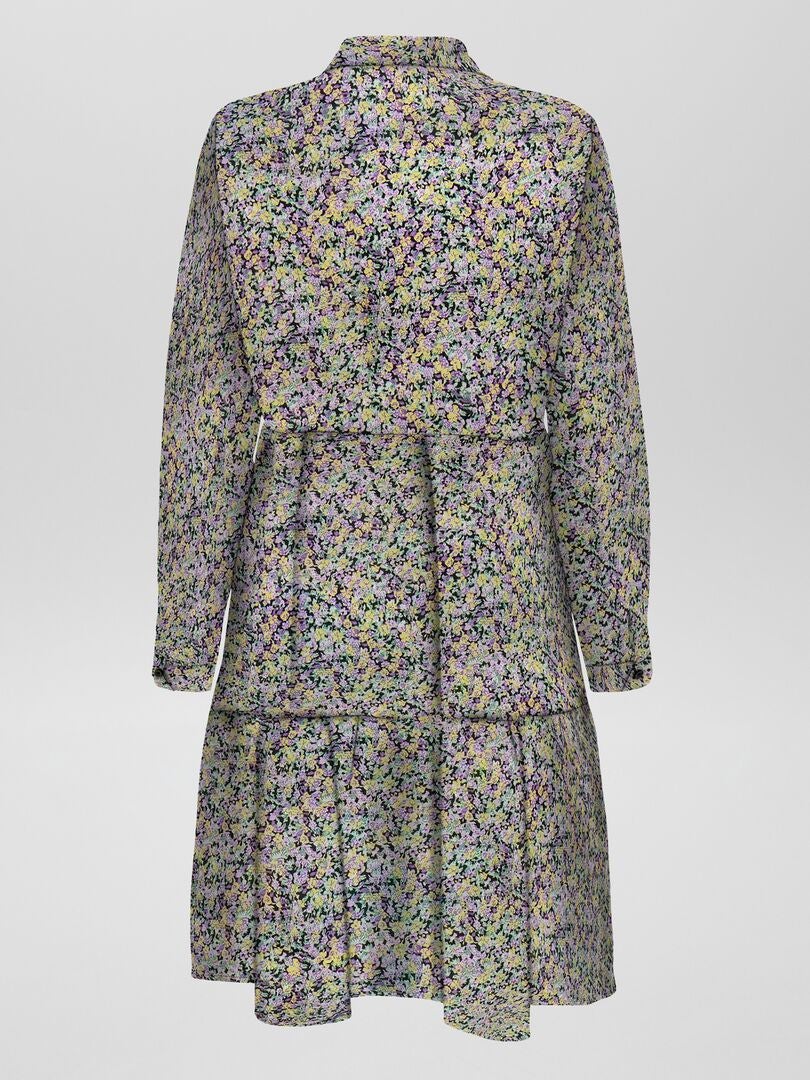 Robe courte 'JDY' imprimée Violet - Kiabi