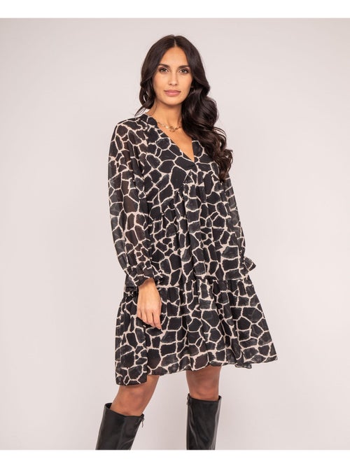Robe courte motifs IFER - Kiabi