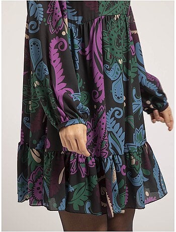 Robe courte motifs illona
