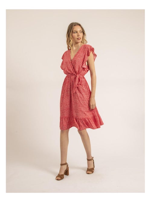 Robe courte motifs ilofti - Kiabi