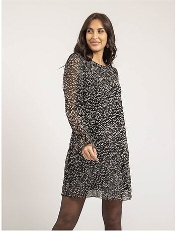 Robe courte motifs isalinia