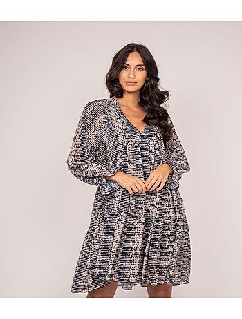 Robe courte motifs ITZEL