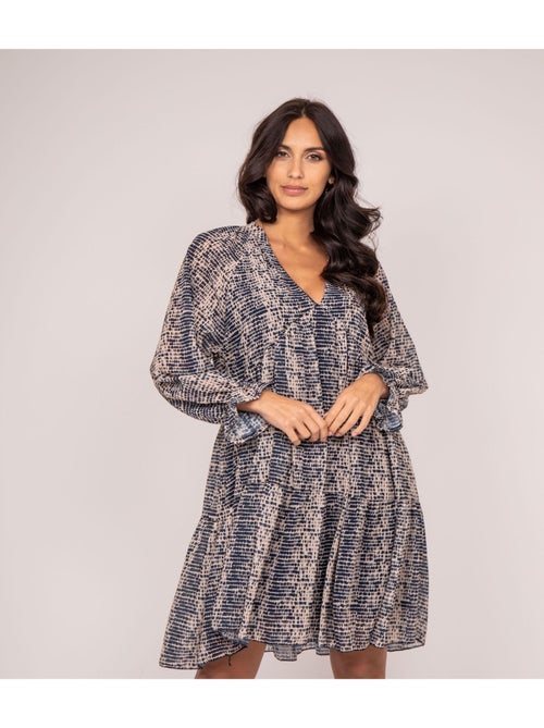 Robe courte motifs ITZEL - Kiabi
