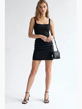 Robe courte moulante femme mixray