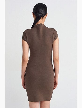 Robe courte moulante sans coutures dilvin