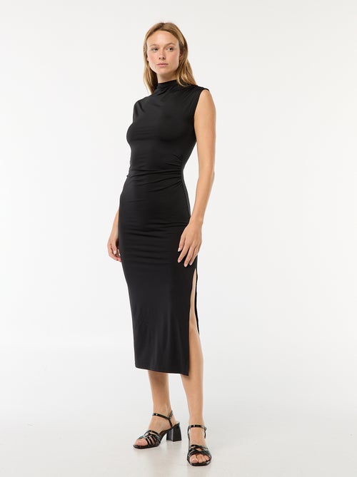 Robe courte moulante sans manches - Kiabi