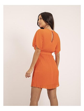 Robe courte plissée iwild