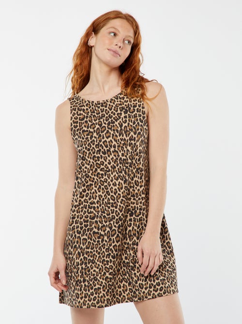 Robe courte sans manches - Kiabi