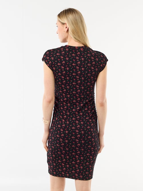 Robe courte sans manches en matière côtelée - Kiabi