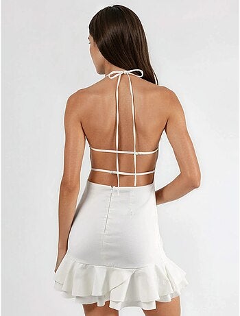 Robe courte trapèze dos nu hiccup