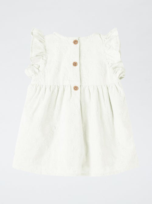 Robe de cérémonie à broderie anglaise 'Name it' - Kiabi