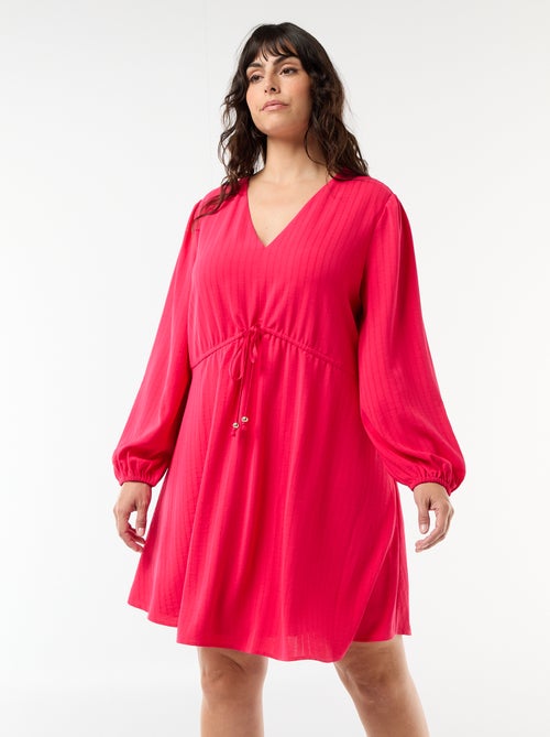 Robe de cérémonie à manches longues - Kiabi