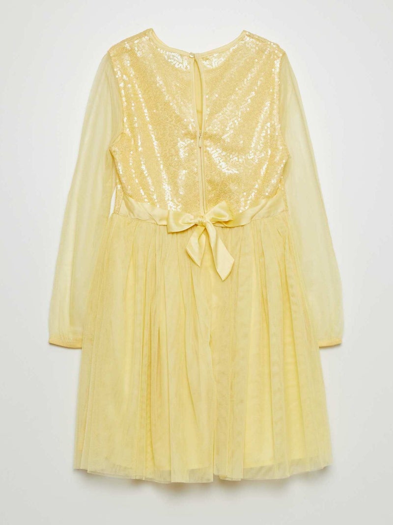 Robe de cérémonie Jaune - Kiabi