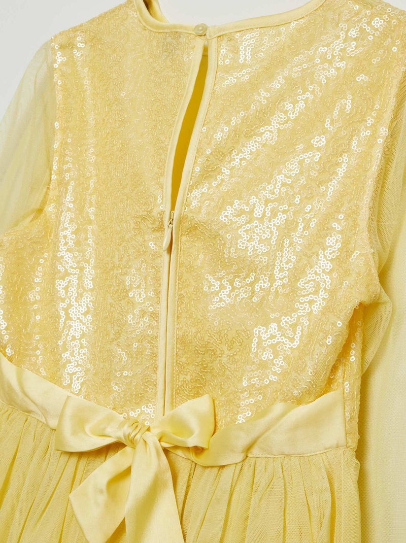 Robe de cérémonie Jaune - Kiabi