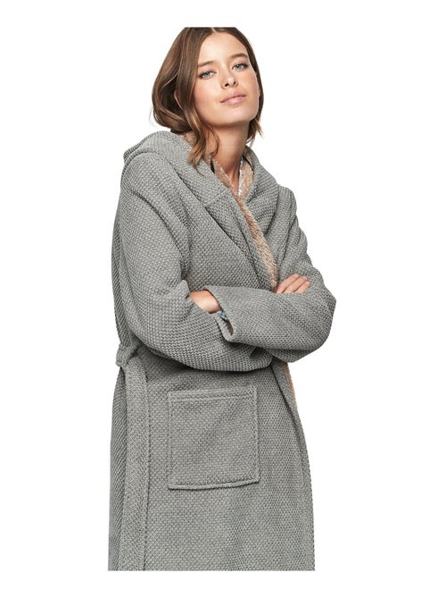 Robe de chambre à capuche unisexe pc1 style add - Kiabi