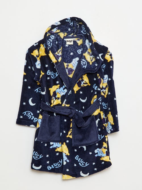 Robe de chambre 'Bluey' avec ceinture - Kiabi