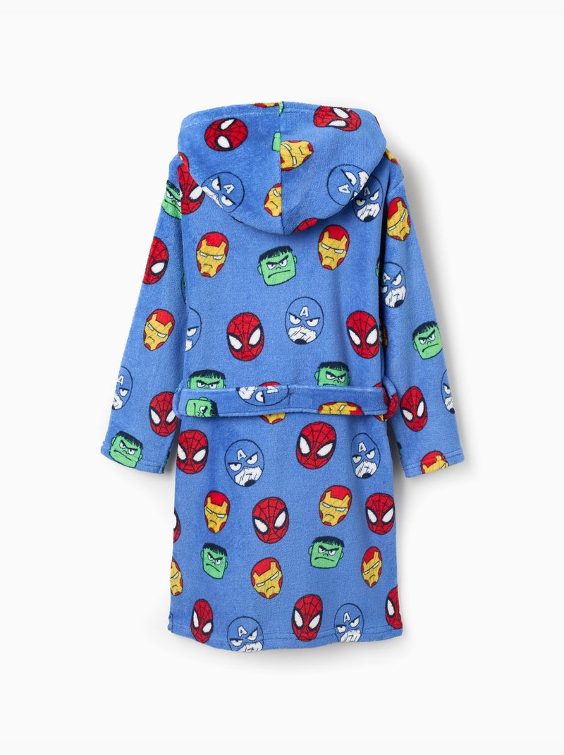 Robe de chambre en polaire corail à motif des Avengers Bleu Bleu - Kiabi