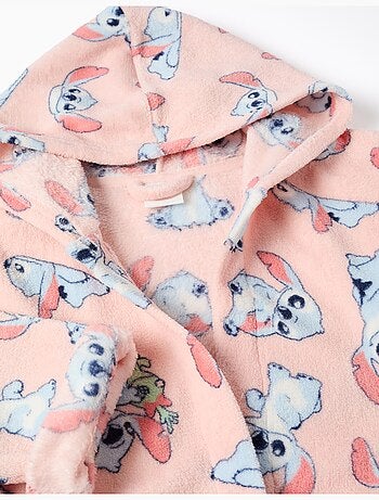Robe de chambre en polaire corail avec motif Stitch