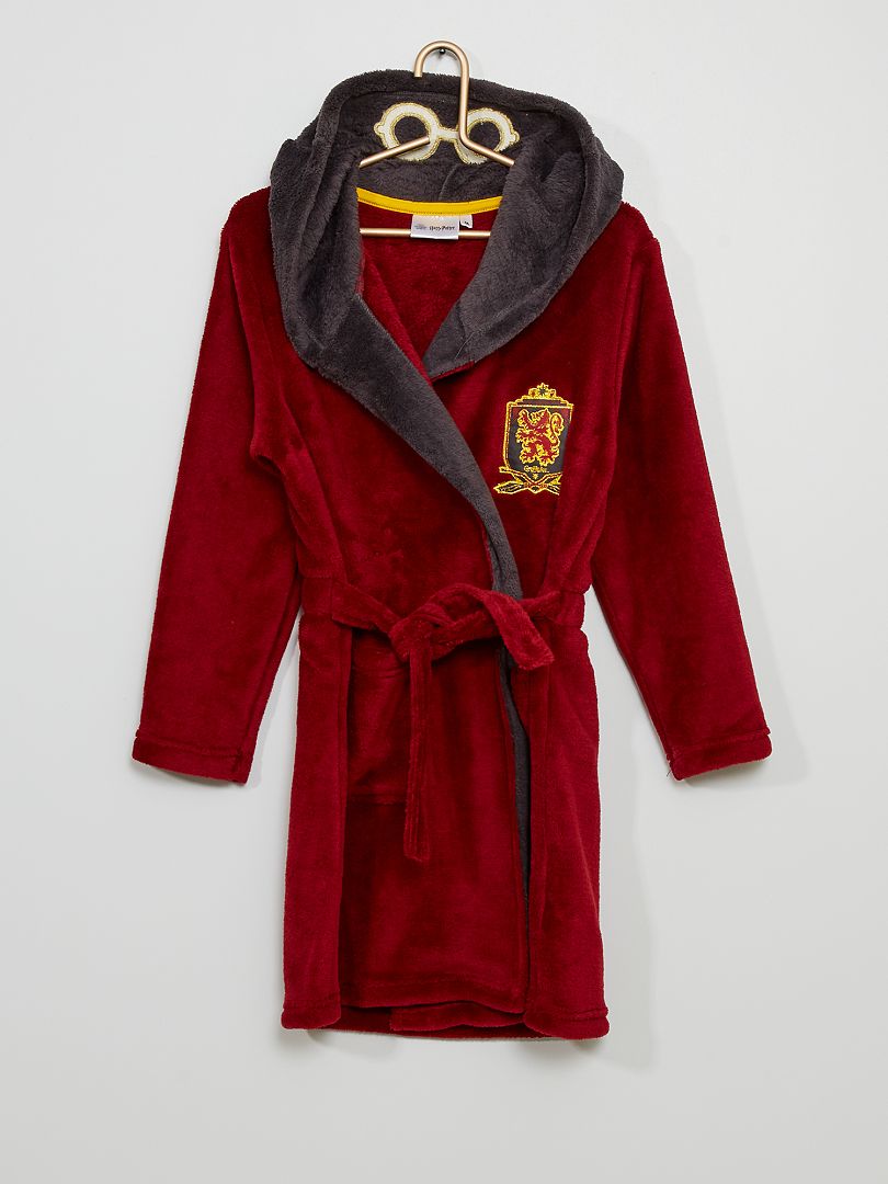Robe de chambre 'Harry Potter' bordeaux - Kiabi