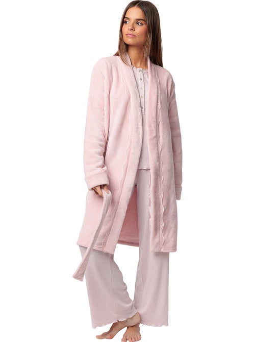 Robe de chambre romantic - Kiabi
