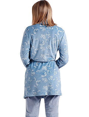 Robe de chambre white flowers