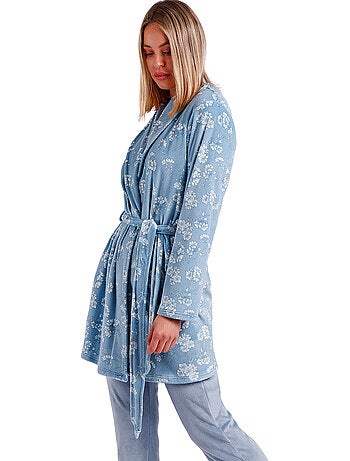 Robe de chambre white flowers