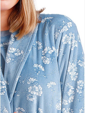 Robe de chambre white flowers