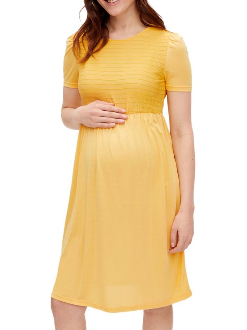 Robe de Grossesse Femme Mamalicious Jaune - Kiabi