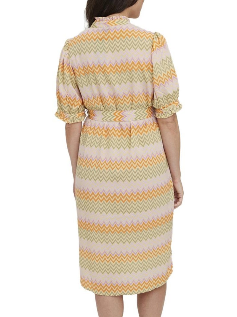 Robe de Grossesse Femme Vero Moda Marternity Beige - Kiabi